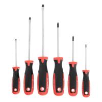 Набор отверток, сталь S2, двухкомпонентные рукоятки, 6 шт Matrix Professional