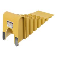 Упор противооткатный для грузового транспорта, ЖЕЛТЫЙ, 35 т, 473х200х205 мм Stels купить в Москве с доставкой по всей России | ProtosMarket.ru