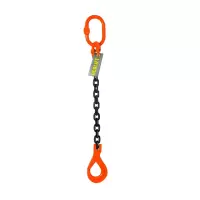 2т 2,5м Строп OCALIFT 1СЦ цепной т8 G80 с самозакрывающимся крюком цепь глазированная