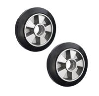 Колесо резиновое 180х50 мм без подшипника для тележек гидравлических BF/BF-III/DF-III/RHP/AC/DF/CW2 купить в Москве с доставкой по всей России | ProtosMarket.ru