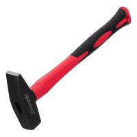 Молоток слесарный optimal, 800 г, фибергласовая обрезиненная рукоятка, квадратный боек Matrix купить в Москве с доставкой по всей России | ProtosMarket.ru