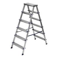 Стремянка двусторонняя 6 ступеней, алюминиевая, Сибртех купить в Москве с доставкой по всей России | ProtosMarket.ru