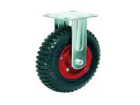 Колесо литое резиновое 160 мм PF160 с протектором и кронштейном купить в Москве с доставкой по всей России | ProtosMarket.ru