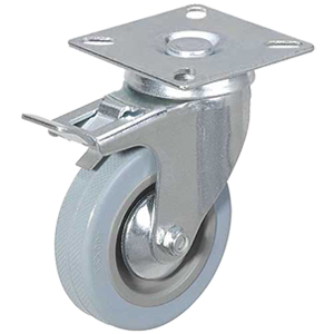 Колесо аппаратное поворотное SCgb 93 75 мм с тормозом (N) купить в Москве с доставкой по всей России | ProtosMarket.ru