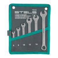 Набор ключей комбинированных 6-17 мм, 6 шт., CrV, матовый хром Stels купить в Москве с доставкой по всей России | ProtosMarket.ru