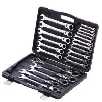 Набор ключей комбинированных, трещоточных шарнирных 13 шт. Matrix