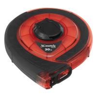 Рулетка геодезическая 30 м х 15 мм, закрытый корпус, фибергласовая лента, двусторонняя шкала, Pro Matrix купить в Москве с доставкой по всей России | ProtosMarket.ru