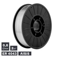 Проволока сварочная MIG, алюминий ER 4043 (AlSi5), Ø 0,8 мм, 2 кг купить в Москве с доставкой по всей России | ProtosMarket.ru