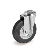 Колесо поворотное SCh 55 125 мм резина под болт купить в Москве с доставкой по всей России | ProtosMarket.ru