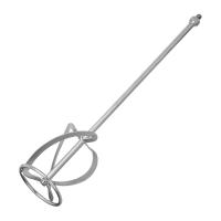 Насадка для миксера, для тяжелых растворов, 120 х 590 мм, оцинкованная, хвостовик резьба М14 Сибртех купить в Москве с доставкой по всей России | ProtosMarket.ru