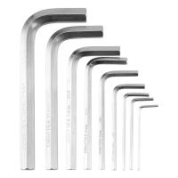 Набор ключей имбусовых HEX, 2-12 мм, 45x, закаленные, 9 шт, короткие, никель Сибртех по ценам производителя в Казани с доставкой по всей России