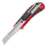 Нож, 18 мм, выдвижное лезвие металлическая направляющая, эргономичная двухкомпонентная рукоятка Matrix купить в Москве с доставкой по всей России | ProtosMarket.ru