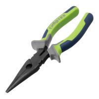 Длинногубцы прямые 180 мм, фосфатирование, трехкомпонентные рукоятки Сибртех купить в Москве с доставкой по всей России | ProtosMarket.ru