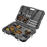 Набор инструментов, 1/2", 1/4", 3/8", CrV, S2, пластиковый кейс, 144 предмета Denzel купить в Москве с доставкой по всей России | ProtosMarket.ru