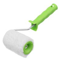 Валик с натуральным мехом, с ручкой, 100 мм, ворс 12 мм, D 48 мм, D ручки 6 мм, Сибртех купить в Москве с доставкой по всей России | ProtosMarket.ru