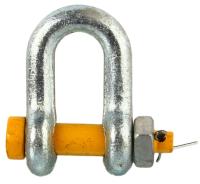 Скоба прямая  6,5 т, G2150, с гайкой и шплинтом размер 7/8