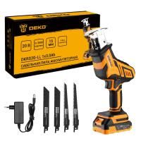 Сабельная пила аккумуляторная DEKO DKRS20-Li, 20В, 1x3.0Ач