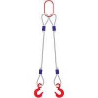 Строп канатный 2СК,  с 2 крюками 1,6Т x 2М заплет