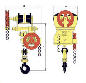 Таль ручная червячная передвижная ТРЧП 10,0 т 12 м купить в Москве с доставкой по всей России | ProtosMarket.ru