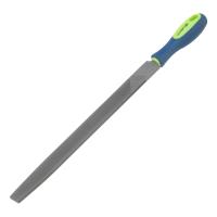 Напильник, 300 мм, плоский, двухкомпонентная рукоятка, №2 Сибртех