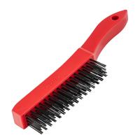 Щетка зачистная четырехрядная, закаленная прямая проволока с пластиковой ручкой Matrix по ценам производителя в Казани с доставкой по всей России