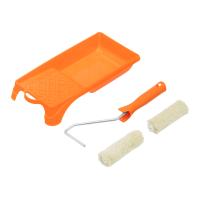 Малярный набор для фасадных работ: кювета 150 мм х 290 мм и мини-валик 110 мм Сибртех