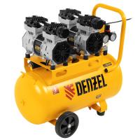 Компрессор безмасляный, малошумный DLS 1500/50, 1500 ВТ, 2x750, 50 л, 260 л/мин Denzel купить в Москве с доставкой по всей России | ProtosMarket.ru