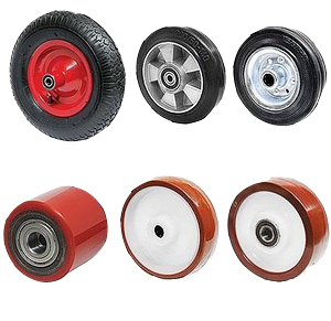 Колесо резиновое 80х70 мм без подшипника для тележек гидравлических BF/DF-III/RHP/AC/DF/CW2/PWH купить в Москве с доставкой по всей России | ProtosMarket.ru