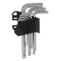 Набор ключей имбусовых, HEX, 1,5-10 мм, CrV, 9 шт., с шаром Сибртех купить в Москве с доставкой по всей России | ProtosMarket.ru