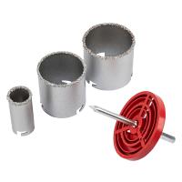 Набор коронок по керамической плитке, 33-67-73 мм, шестигранный хвостовик Matrix