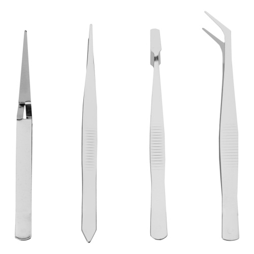 Набор пинцетов из нержавеющей стали, 4 шт, Sparta купить в Москве с доставкой по всей России | ProtosMarket.ru