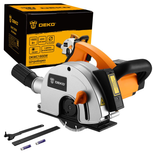 Штроборез DEKO DKWC1800W, 125 мм, 1800 Вт, лазерный указатель купить в Москве с доставкой по всей России | ProtosMarket.ru