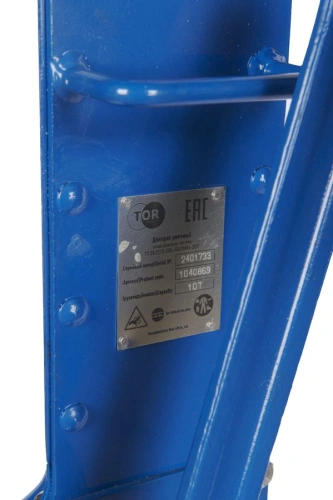 Домкрат реечный TOR ДР 10000 10 т с обрезиненной ручкой по ценам производителя в Казани с доставкой по всей России