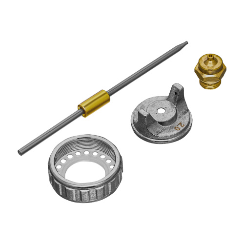 Ремкомплект для краскораспылителя 4 предмета: сопло 2,0 мм, игла, форсунка, зажим сопла Matrix купить в Москве с доставкой по всей России | ProtosMarket.ru