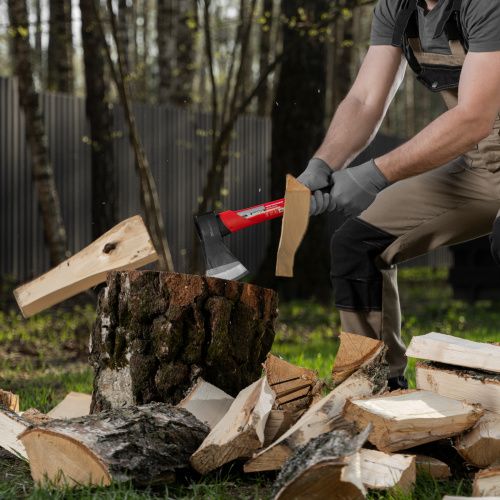 Топор, 800 г, эргономичная фибергласовая рукоятка, 450 мм Matrix купить в Москве с доставкой по всей России | ProtosMarket.ru