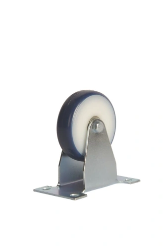 Колесо аппаратное неповоротное FCv 93 75 мм (синяя резина) купить в Москве с доставкой по всей России | ProtosMarket.ru