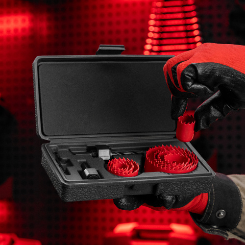 Набор кольцевых пил по дереву, 19-64 мм, 11 предметов Matrix купить в Москве с доставкой по всей России | ProtosMarket.ru