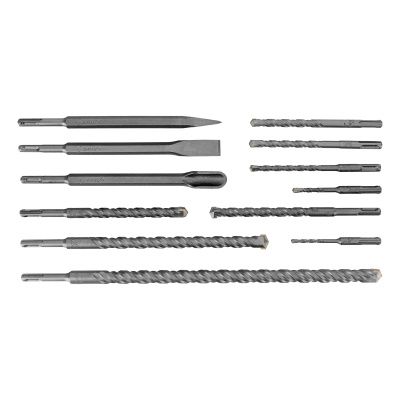 Набор буров по бетону, 5-6 х 110, 8-10-12 х 160, 14-16 х 210, 18 х 300, 20 х 450 мм, зубила, SDS Plus Matrix купить в Москве с доставкой по всей России | ProtosMarket.ru