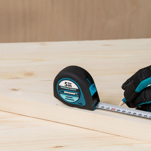 Рулетка "Ergonomisch",5 м x 19 мм,магнитный обрезиненный зацеп Gross по ценам производителя в Казани с доставкой по всей России