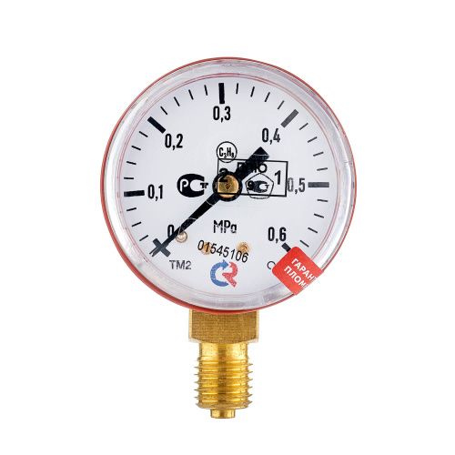 Манометр с поверкой 0,6 МПа, пропан купить в Москве с доставкой по всей России | ProtosMarket.ru