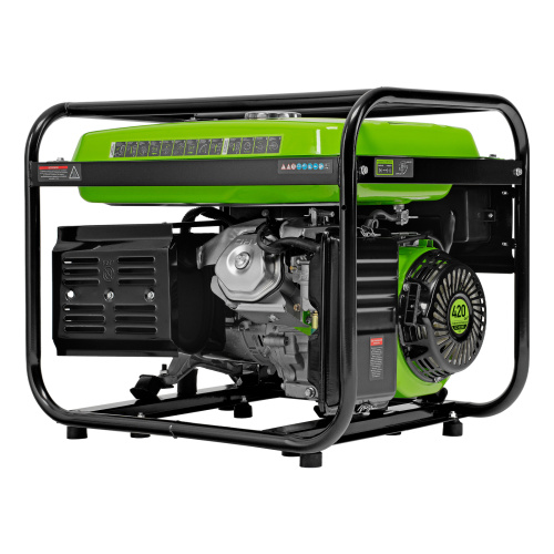 Генератор бензиновый БС-8000Э, 6,6 кВт, 230В, четырехтактный, 25 л, электростартер Сибртех по ценам производителя в Казани с доставкой по всей России