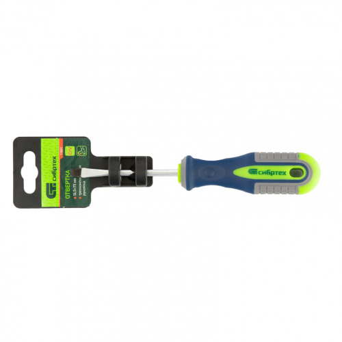 Отвертка, SL5 х 75 мм, CrV, трехкомпонентная рукоятка Сибртех купить в Москве с доставкой по всей России | ProtosMarket.ru