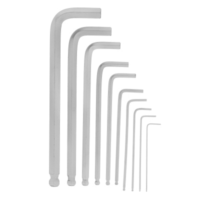 Набор ключей имбусовых HEX, 1.5-12 мм, CrV, 10 шт, удлиненных, шарообразный наконечник, с сатинированным покрытием, чехол Matrix купить в Москве с доставкой по всей России | ProtosMarket.ru