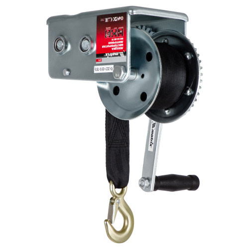 Лебедка шестеренчатая, тяга 0.8 т, ленточная Matrix купить в Москве с доставкой по всей России | ProtosMarket.ru