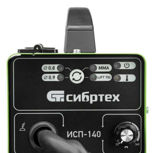 Аппарат инвертор. полуавтомат. сварки ИСП-140, 140 А, ПВ 60% Сибртех купить в Москве с доставкой по всей России | ProtosMarket.ru