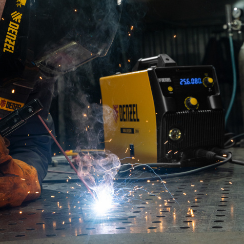 Аппарат инвертор. полуавтомат. cварки IMIG-205SDR, 200 А, ПВ 60%, катушка 5 кг Denzel купить в Москве с доставкой по всей России | ProtosMarket.ru