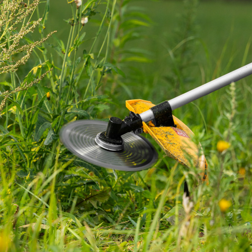 Триммер бензиновый DT-52E, 52 см3, неразъемная штанга, электростартер, состоит из 2 частей Denzel купить в Москве с доставкой по всей России | ProtosMarket.ru