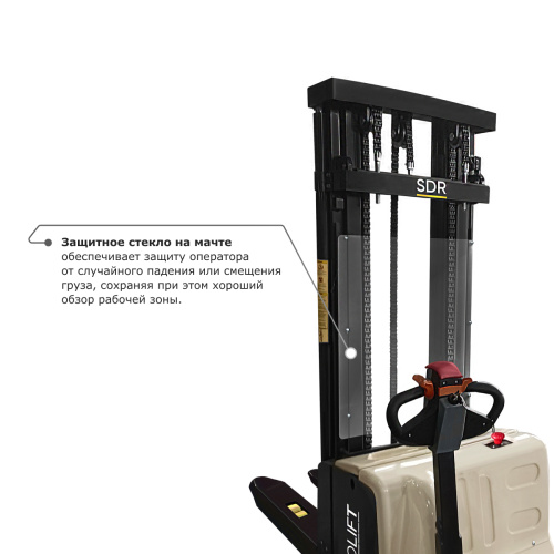 Самоходный электроштабелер PROLIFT M2 SDR 1545S по ценам производителя в Казани с доставкой по всей России