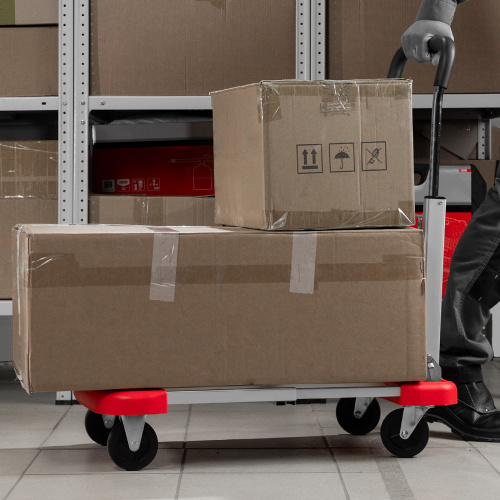 Тележка хозяйственная, телескопическая, грузоподъемность 150 кг Matrix по ценам производителя в Казани с доставкой по всей России