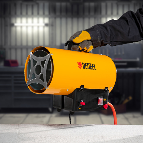 Газовая тепловая пушка GHG-10, 10 кВт, 300 м3/ч, пропан-бутан Denzel по ценам производителя в Казани с доставкой по всей России